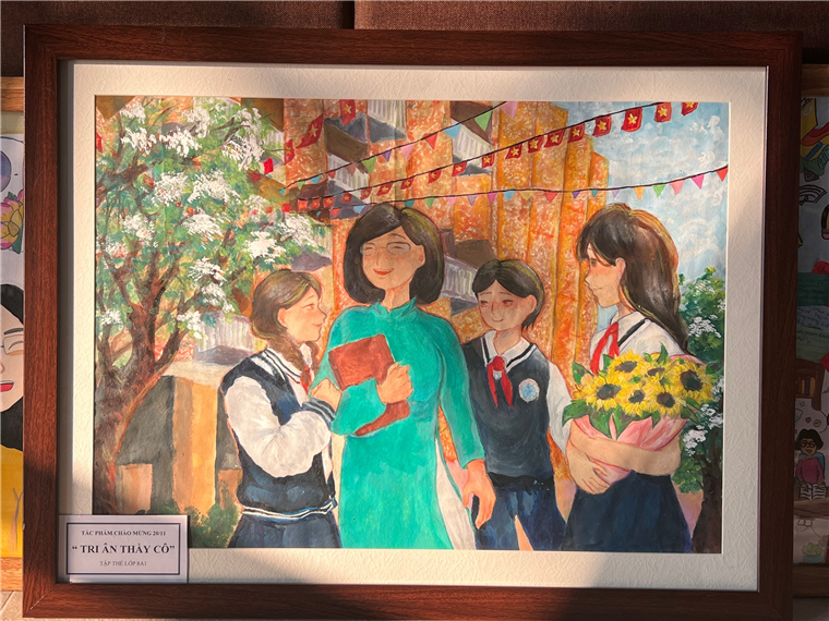 A painting of a group of peopleDescription automatically generated