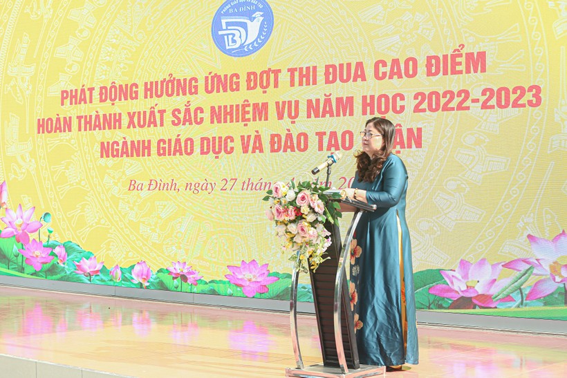 Ba Đình thi đua hoàn thành xuất sắc nhiệm vụ năm học 2022 -2023 ảnh 1
